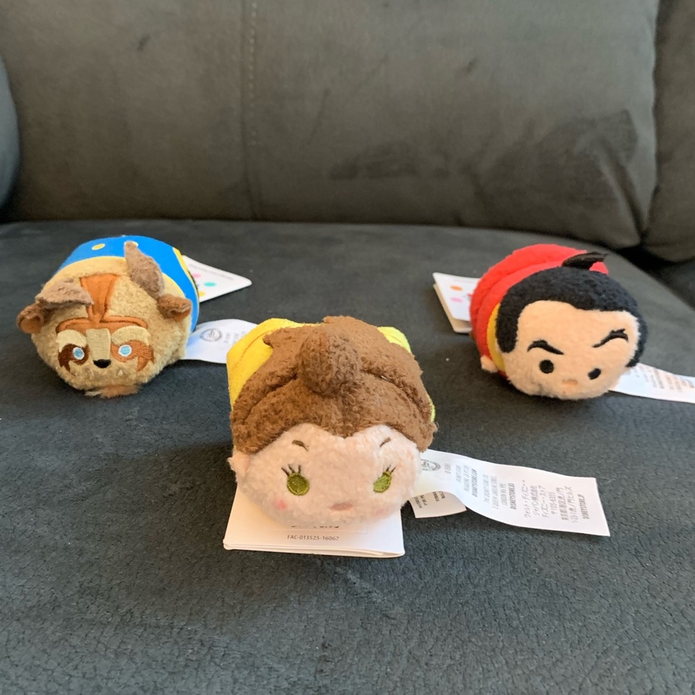 Belle, Beast, and Gaston Mini Tsum Tsums!